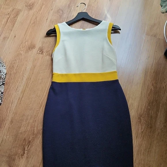 Boden Celia Ottoman sheath colorblock dress size 4P - Picture 5 of 13